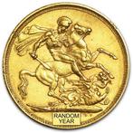 Royaume-Uni. British Gold Sovereign Queen Victoria Young, Postzegels en Munten