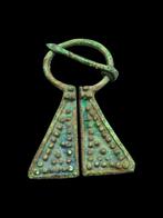 Époque Viking Bronze Fibule (Sans prix de réserve)