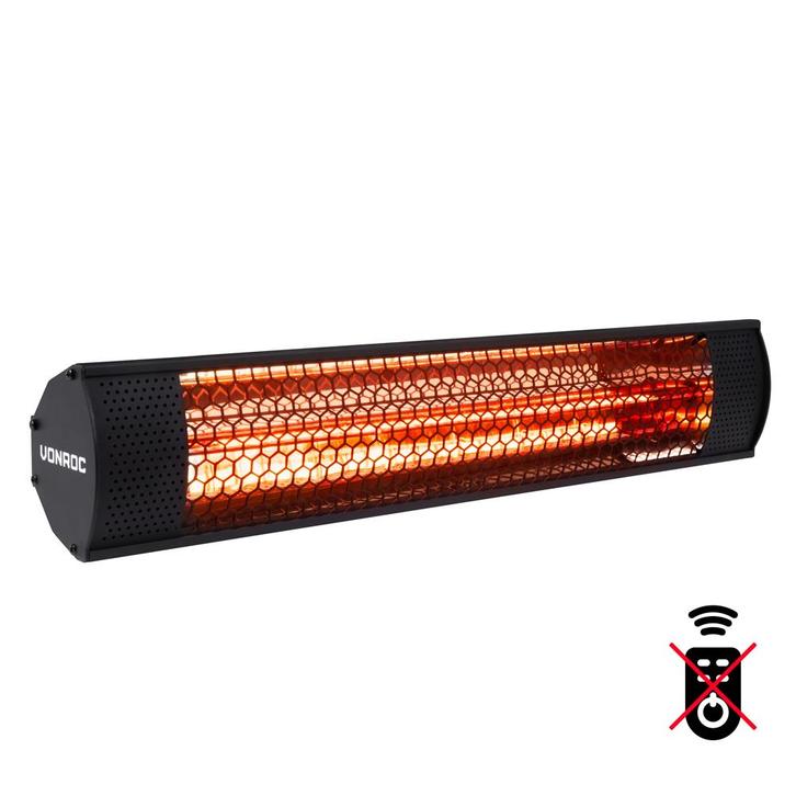 Heater Marsili Compact - 2000W - Zwart, Doe-het-zelf en Bouw, IJzerwaren en Bevestigingsmiddelen, Nieuw, Verzenden