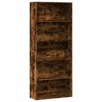 vidaXL Boekenkast 80x30x189 cm bewerkt hout gerookt, Huis en Inrichting, Kasten | Boekenkasten, Verzenden, Nieuw