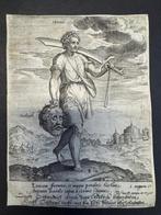 Hieronymus Wierix (1553-1619) - Davide con la testa di Golia