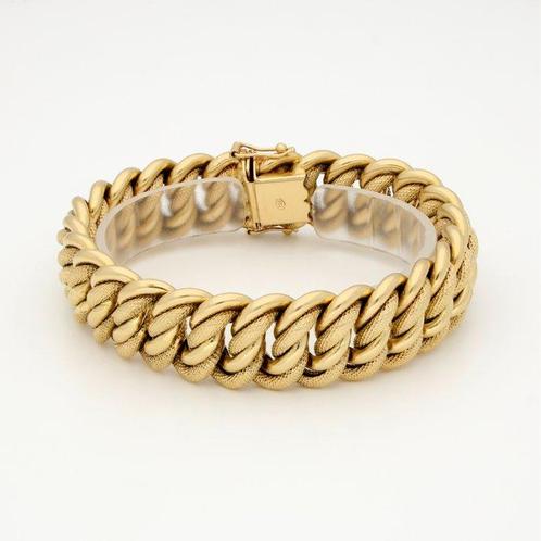 Bracelet - 18 carats Or jaune, Handtassen en Accessoires, Antieke sieraden