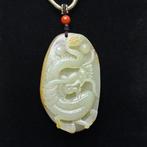 Jade Dragon Pendant - Nefriet Jade - China  (Zonder, Antiek en Kunst