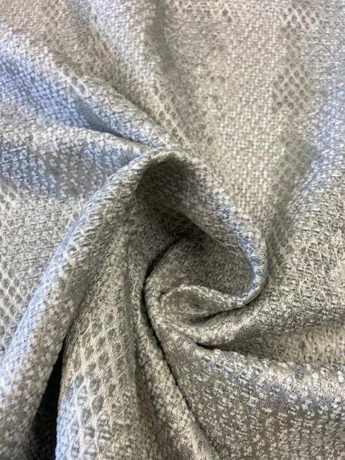 Zacht en stevig stof met slangenleer afwerking van, Antiek en Kunst, Antiek | Tapijten, Tafelkleden en Textiel