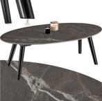 2dekans | tectake® - Salontafel - Woonkamertafel, ovale, Huis en Inrichting, Tafels | Salontafels, Ophalen of Verzenden, Nieuw