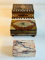 Doos (3) - Art Deco - Hout, Marmer, Messing, Antiek en Kunst