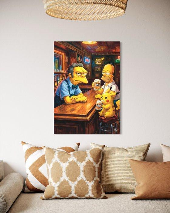 SDIMART 1996 - Homer Simpson & Pikachu at Moes Bar Limited, Consoles de jeu & Jeux vidéo, Consoles de jeu | Accessoires Autre