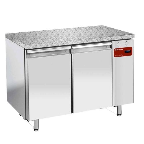 Koeltafel, gevent., 2 deuren EN 600x400 - Top in graniet (zo, Zakelijke goederen, Horeca | Keukenapparatuur, Koelen en Vriezen