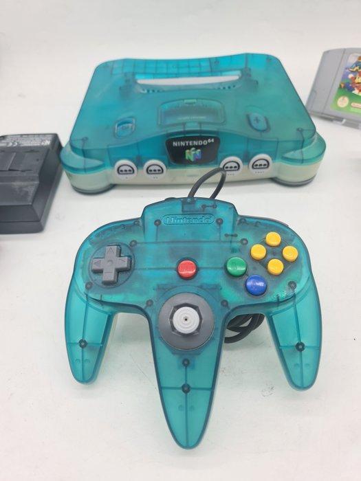 Nintendo - Nintendo 64 - N64 - Funtastic - Ice Blue Console, Games en Spelcomputers, Spelcomputers | Overige Accessoires