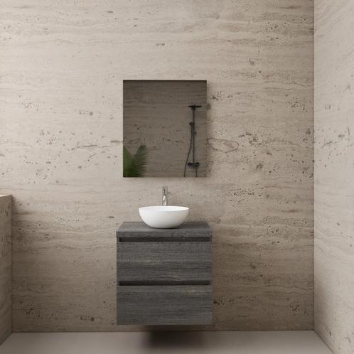 ACTIE BWS Badmeubel | Paris | Frey Oak | 60 cm | met, Doe-het-zelf en Bouw, Sanitair, Bad, Nieuw, Ophalen of Verzenden