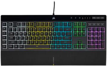 Corsair K55 RGB Pro Gaming Toetsenbord QWERTY toetsenborden beschikbaar voor biedingen