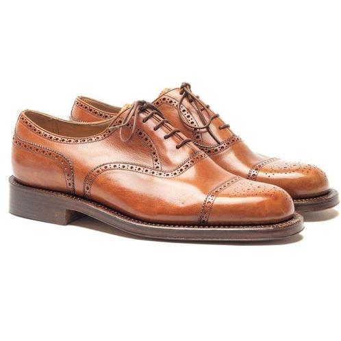 SILVANO LATTANZI - Derby Brouge Brown - UK: 7.5 / US: 8.5 /, Kleding | Heren, Schoenen