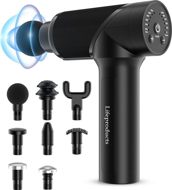 2dekans | Lifeproducts - Massagepistool PRO - Massagepistool, Sport en Fitness, Massageproducten, Ophalen of Verzenden