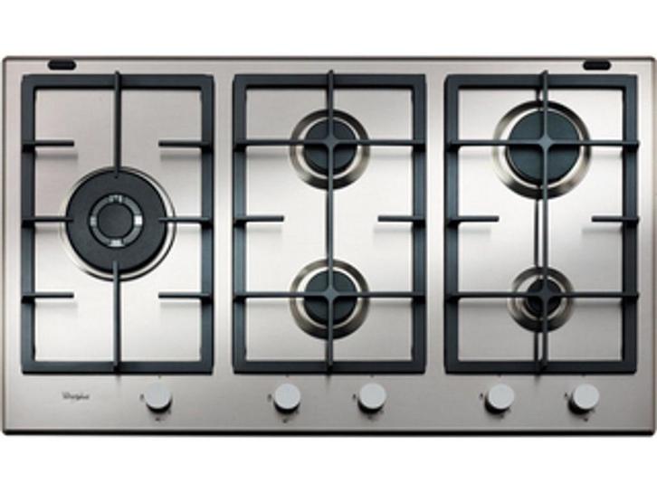 Whirlpool GMA9522/IX - Gaskookplaat - 5 branders - RVS, Elektronische apparatuur, Fornuizen, Zo goed als nieuw, Verzenden