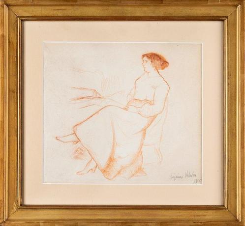 Suzanne Valadon (1865-1938) - Woman, Antiek en Kunst, Kunst | Schilderijen | Klassiek