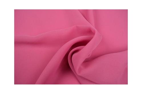 15 meter chiffon stof - roze, Hobby en Vrije tijd, Stoffen en Lappen, 120 cm of meer, 200 cm of meer, Roze, Nieuw, Polyester, Verzenden