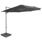 vidaXL Parasol met draagbare voet antracietkleurig, Tuin en Terras, Verzenden, Nieuw