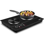 Cusimax - kookplaat - dubbele keramische kookplaat -1800W -, Elektronische apparatuur, Kookplaten, Nieuw, Verzenden