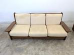 Sofa - Hout, Textiel - Woonkamer set - Driezitsbank en een, Antiek en Kunst