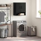 vidaXL Wandkast Zwart Eiken 60 x 31 x 70 cm Bewerkt hout, Verzenden