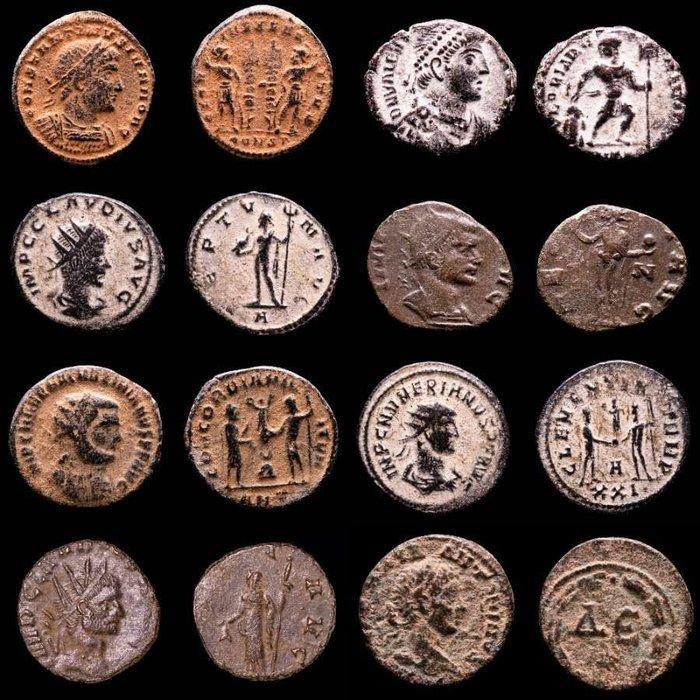 Romeinse Rijk. Lot comprising eight (8) bronze coins:., Postzegels en Munten, Munten | Europa | Niet-Euromunten
