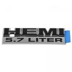 Logo HEMI 5.7 liter zwart/chroom, Auto-onderdelen, Ophalen of Verzenden, Nieuw, Dodge