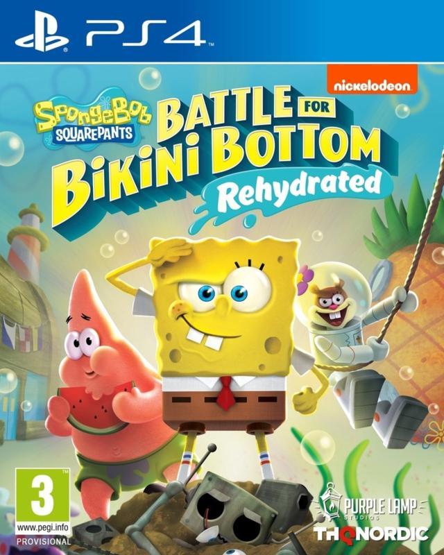 Spongebob SquarePants Battle for Bikini Bottom Rehydrated, Games en Spelcomputers, Games | Sony PlayStation 4, Zo goed als nieuw
