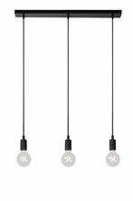 Hanglamp Lucide FIX MULTIPLE -  - 3xE27 - Zwart -, Huis en Inrichting, Lampen | Hanglampen, Nieuw, Verzenden