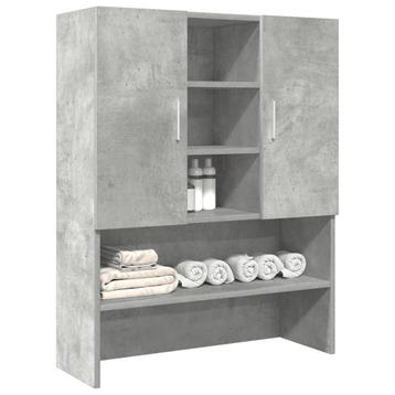 vidaXL Wasmachinekast 70,5x25,5x90 cm betongrijs, Elektronische apparatuur, Wasmachines, Verzenden, Nieuw