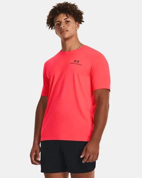 Under Armour Rush Energy Ss-Red 628 - Maat SM, Kleding | Heren, T-shirts, Rood, Nieuw, Maat 46 (S) of kleiner, Ophalen of Verzenden