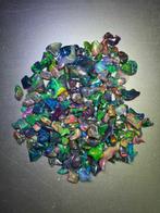 Partij natuurlijke ruwe zwarte opalen uit Ethiopië,