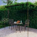 vidaXL Tuinpergola 4x3x2,5 m ijzer antiekbruin, Tuin en Terras, Verzenden, Nieuw