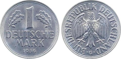 1 Mark Duitsland 1 duitse Mark 1956 G stgl J 385 1 Dm, Postzegels en Munten, Munten | Europa | Niet-Euromunten, België, Verzenden