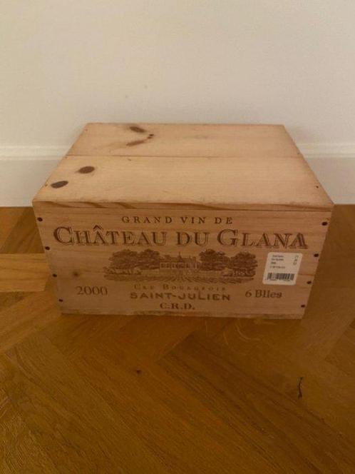 2000 Château de Glana - Saint-Julien - 6 Flessen (0.75, Verzamelen, Wijnen