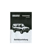 1990 ISUZU TROOPER INSTRUCTIEBOEKJE DUITS