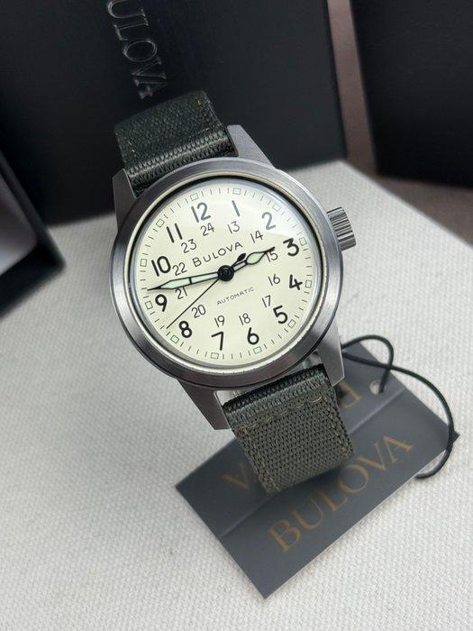 Bulova - Hack Green Automatic - Zonder Minimumprijs - 98A307, Handtassen en Accessoires, Horloges | Heren