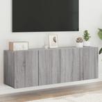 vidaXL Tv-meubels 2 st wandgemonteerd 60x30x41 cm grijs, Huis en Inrichting, Kasten |Televisiemeubels, Verzenden, Nieuw
