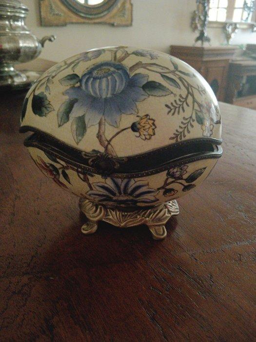 Sieradendoos - Brons, losa barro, Antiek en Kunst, Curiosa en Brocante