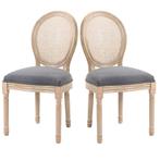 eetkamerstoel - Comfortabele zitting - Vintage retro - Grijs, Huis en Inrichting, Nieuw, Ophalen of Verzenden, Modern, Stof
