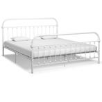 vidaXL Bedframe metaal wit 180x200 cm, Huis en Inrichting, Slaapkamer | Bedden, Verzenden, Nieuw