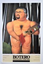 Fernando Botero (after) - SELF PORTRAIT WITH FLAG - Official, Antiek en Kunst