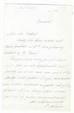 Prosper Mérimée - Lettre autographe signée - 1837, Nieuw