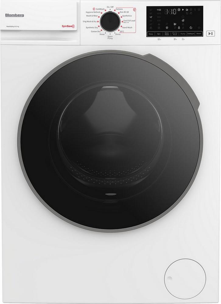 Blomberg LRF854311W - Was-droogcombinatie - 8 kg wassen - 5, Elektronische apparatuur, Was-droogcombinaties, Ophalen of Verzenden