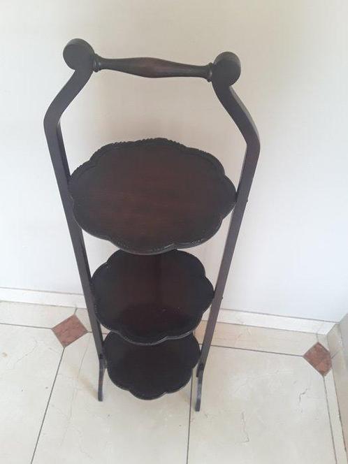 Étagère - Acajou - Art déco « service de messager », Antiek en Kunst, Curiosa en Brocante