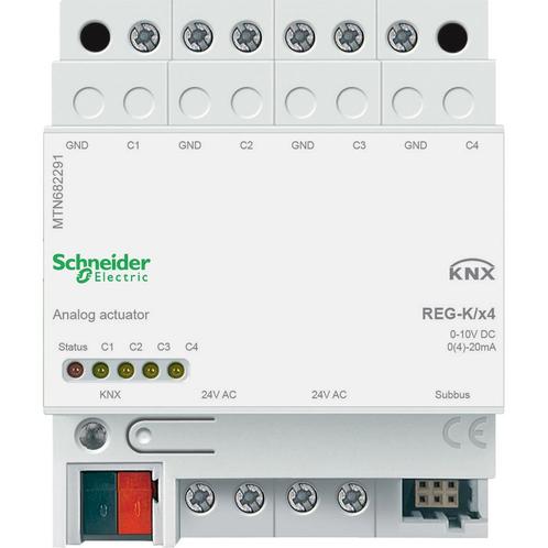 Schneider Electric Actionneur analogique KNX 4 sorties -, Bricolage & Construction, Électricité & Câbles, Envoi