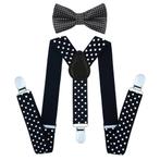 Fako Fashion® - Kinder Bretels Met Vlinderstrik - Stippen -, Enfants & Bébés, Vêtements enfant | Autre, Verzenden