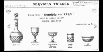 Baccarat - Wijnglas (6) - Gondole 7743 - Kristal