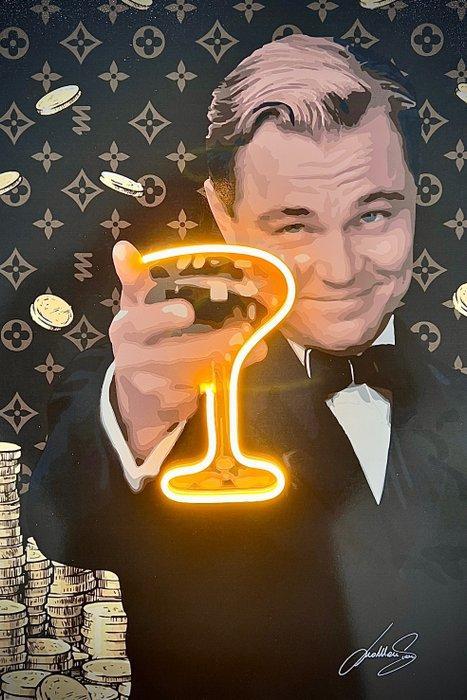LEDMansion - Leonardo Champagne Led Wall Art | ESCLUSIVA, Antiek en Kunst, Kunst | Schilderijen | Modern