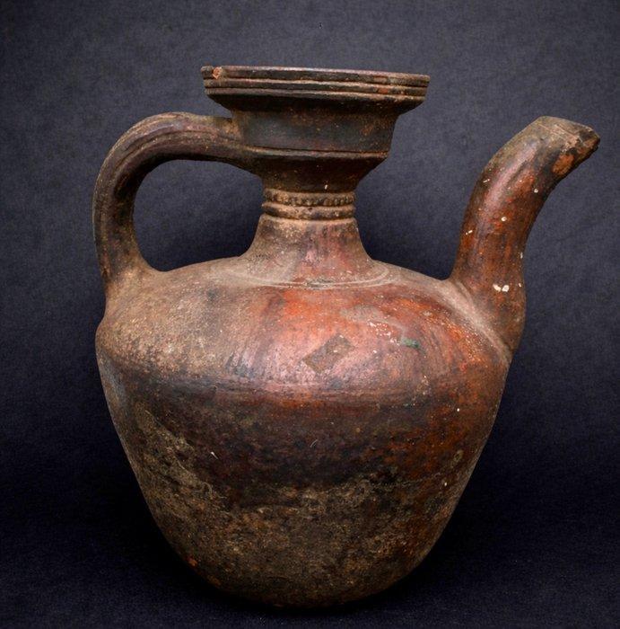 Antieke aardewerken ketel - Midden-Oosten of Centraal-Azië, Antiek en Kunst, Kunst | Niet-Westerse kunst