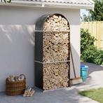 vidaXL Haardhoutopslag 80x45x190 cm gegalvaniseerd staal, Tuin en Terras, Verzenden